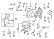 Diagram for Nissan GT-R Seat Cushion - 87300-80B3D