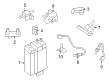 Diagram for Nissan GT-R Vapor Pressure Sensor - 22650-6HT0A