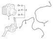 Diagram for 2023 Nissan ARIYA ABS Control Module - 47660-5MP5D