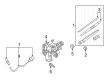 Diagram for 2022 Nissan Rogue Wiper Motor - 28710-6RR0A