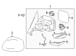 Diagram for Nissan Armada Car Mirror - 96301-6JL1A