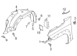 Diagram for Nissan Frontier Fender - 63101-9BU1B