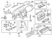 Diagram for 2023 Nissan Armada Instrument Cluster - 68240-6JF0B