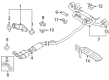 Diagram for Nissan GT-R Exhaust Pipe - 20100-6HW0B