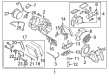 Diagram for Nissan Armada A/C Hose - 92462-6JF0B