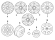 Diagram for 2024 Nissan Pathfinder Wheel Cover - 40342-6TA1A