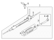 Diagram for Nissan Steering Gear Box - 48001-8665R