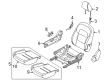 Diagram for Nissan Seat Cover - 87320-6LB1A