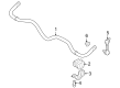 Diagram for 2024 Nissan Z Sway Bar Kit - 56230-6GR0A