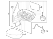 Diagram for 2024 Nissan Frontier Car Mirror - 96366-9BU1A