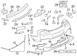 Diagram for 2024 Nissan GT-R Bumper - HEM14-6HW0H