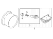 Diagram for 2024 Nissan Pathfinder TPMS Sensor - 40700-6UA0B