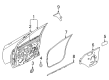 Diagram for Nissan Sentra Door Seal - 80831-6LE0A