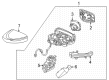 Diagram for 2023 Nissan Versa Car Mirror - 96301-5EE9A