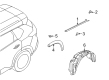 Diagram for 2021 Nissan Rogue Mud Flaps - T99J2-6RR0D