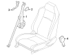 Diagram for 2024 Nissan Z Seat Belt - 86884-6GP0A