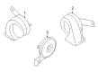 Diagram for Nissan GT-R Horn - 25620-6HW0A