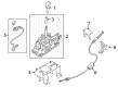 Diagram for Nissan Maxima Shift Knob - 34910-9DL0A