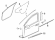 Diagram for Nissan Kicks Door Moldings - 80870-5RB0C