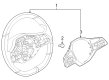 Diagram for 2023 Nissan ARIYA Steering Wheel - 48430-5MP4C