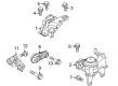 Diagram for Nissan Rogue Engine Mount - 11210-6RA0A