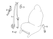 Diagram for Nissan Versa Seat Belt - 86884-5EE9A