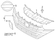 Diagram for 2023 Nissan Versa Grille - 62070-6EM0A