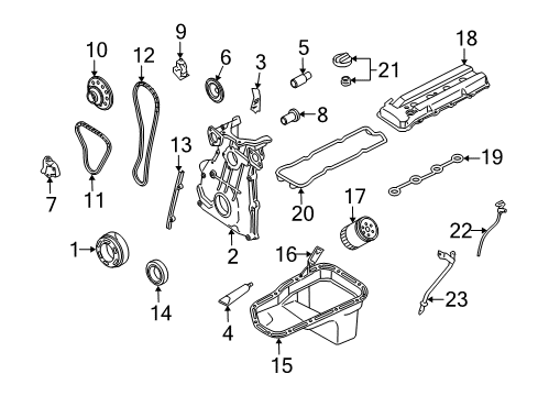 11121-C9900 Genuine Nissan #11121C9900 Gasket-Oil Pan