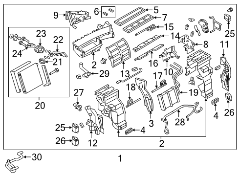 Seal-Outlet Packing Diagram for 27806-1LA1B