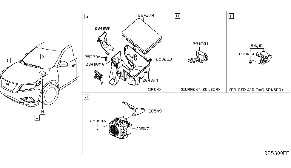 Nissan 285N9-3JV1A Bracket-Digital Sound Communication