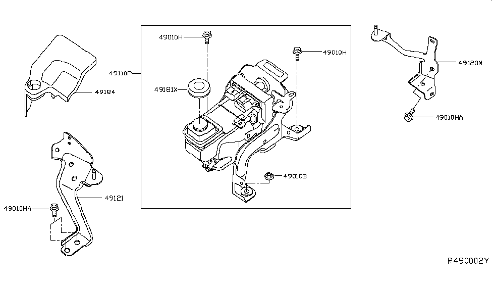 Nissan 49110-3KA6A Pump Assy-Electric Power Steering