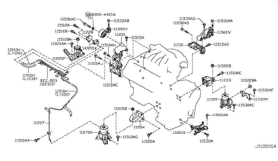 11320-1AA1B - Genuine Nissan Parts