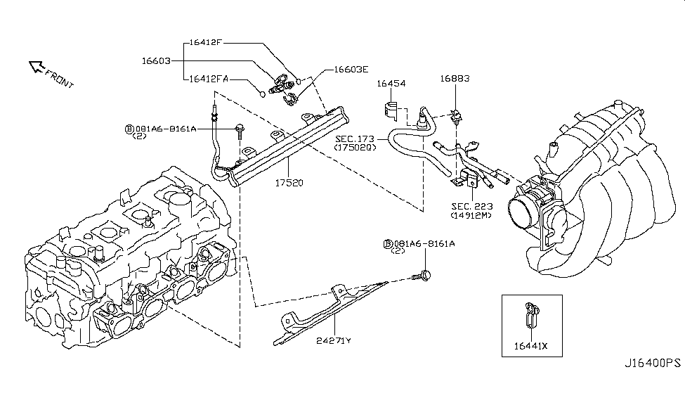 2012 Nissan Rogue Fuel Strainer & Fuel Hose - Nissan Parts Deal