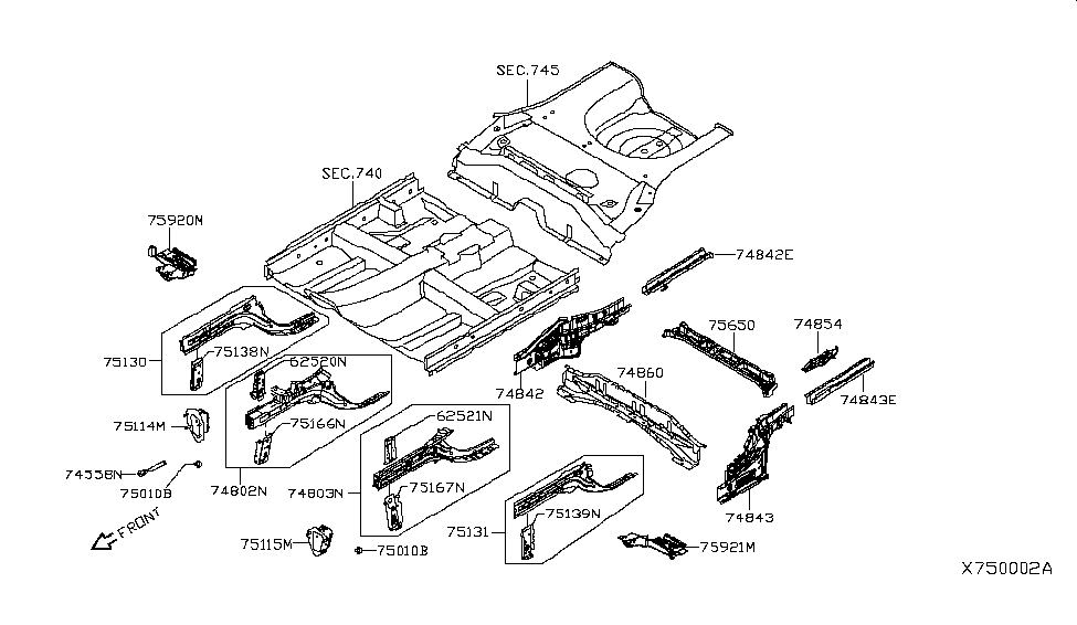 51112-1KA0A | Genuine Nissan #51112-1KA0A HOOK-TOWING,FRONT