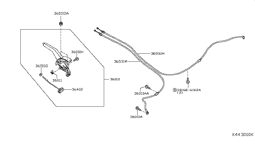 36011-1HD0A - Genuine Nissan Parts