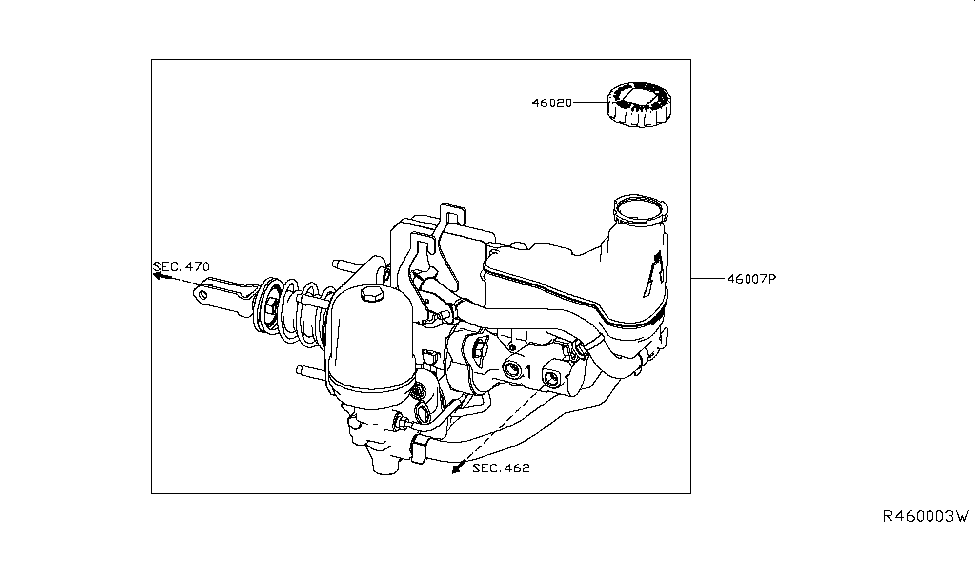 Nissan 46007-4BC7B Control-Assembly Brake