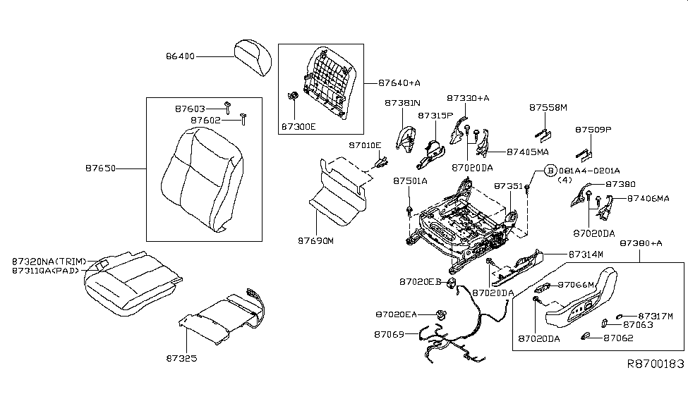 87650-9HT3A - Genuine Nissan Parts