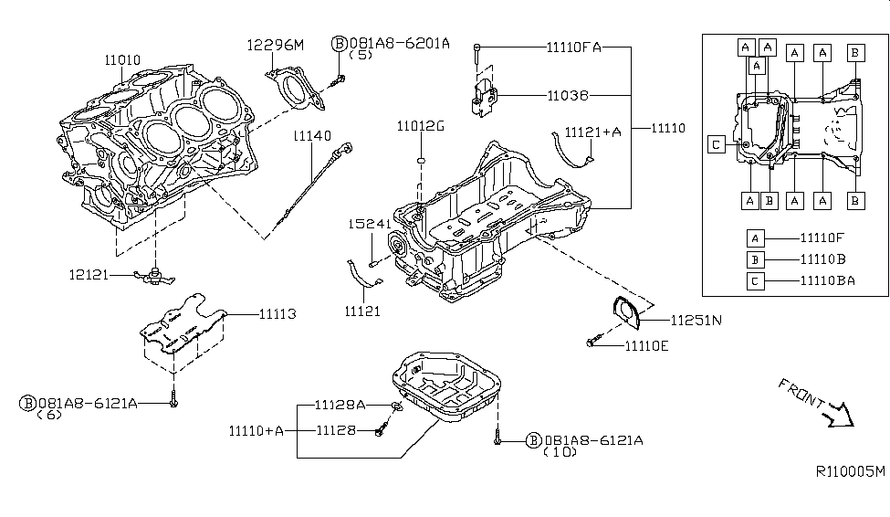 12296-9HP0A - Genuine Nissan Parts