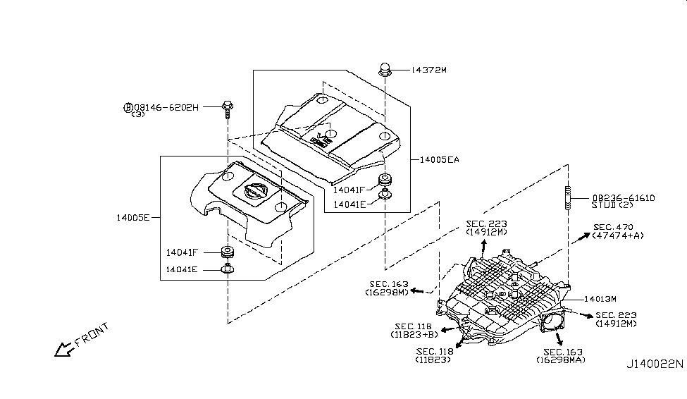 Nissan A4041-1A30A ORNMENT