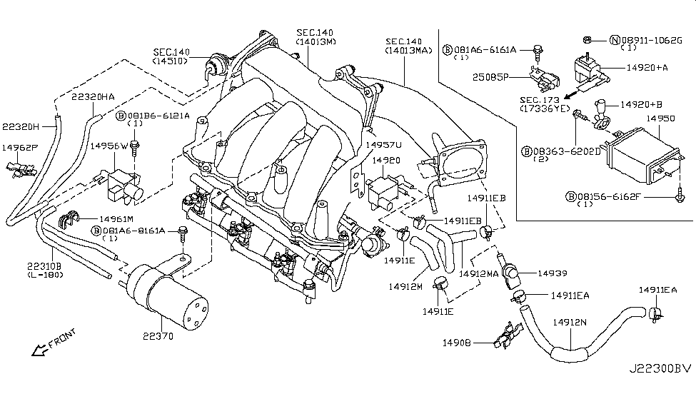 14955-8J100 | Genuine Nissan #14955-8J100 VALVE ASSY-SOLENOID