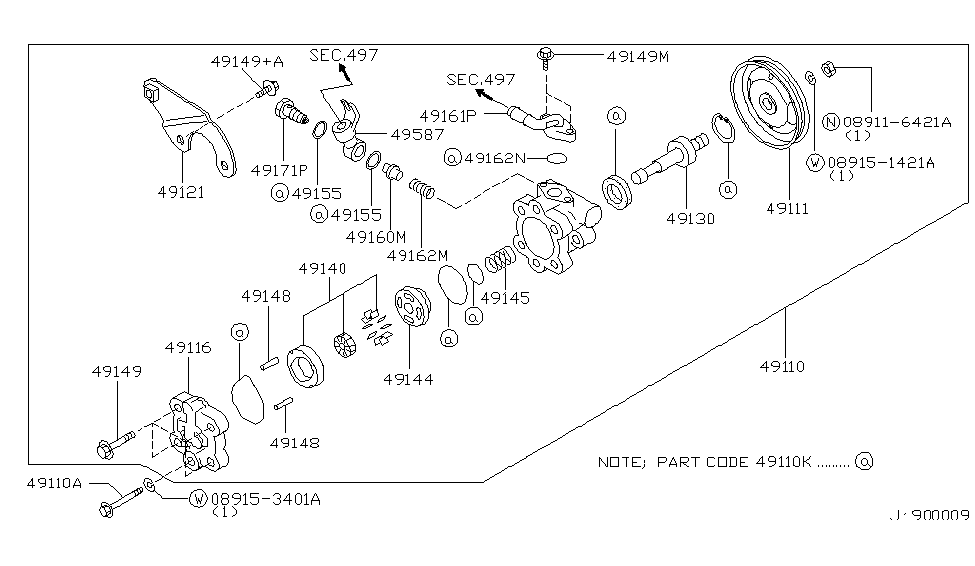 2000 Nissan Maxima Power Steering Pump Nissan Parts Deal