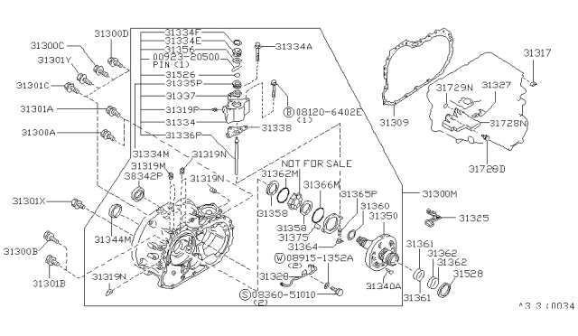 1986 Nissan Stanza Engine Oil Pump Diagram 1