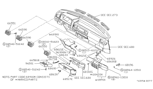 1987 Nissan Stanza Ventilator Diagram