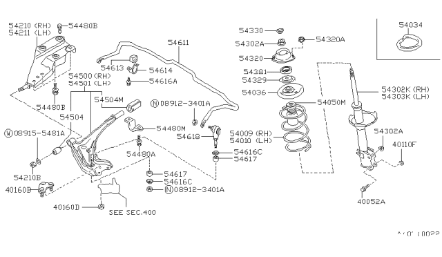 1992 Nissan Stanza Front Suspension Diagram