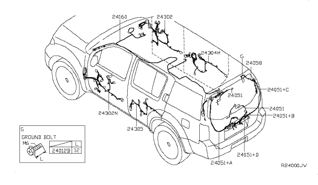 2012 Nissan Pathfinder Wiring Diagram 16