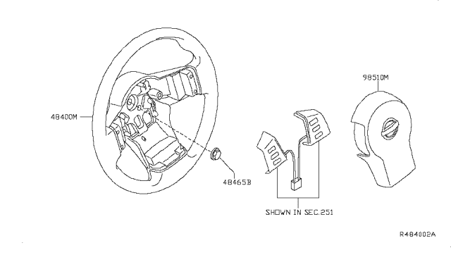 2012 Nissan Pathfinder Steering Wheel Diagram