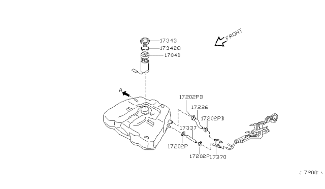 2004 Nissan Altima Fuel Tank Diagram 2