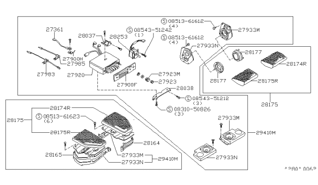 1980 Nissan 200SX Audio & Visual Diagram 6