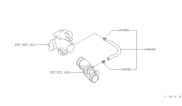 1995 Nissan 200SX Secondary Air System Diagram 1