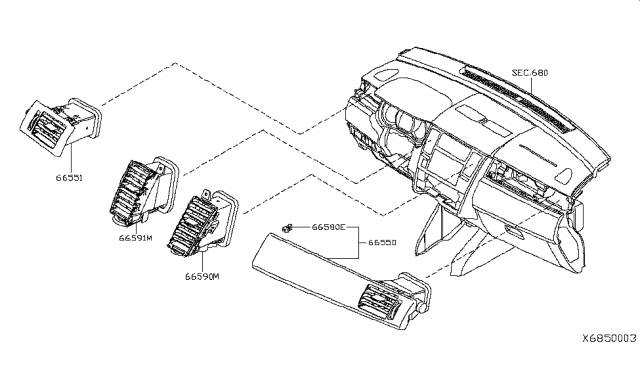 2010 Nissan Versa Ventilator Diagram